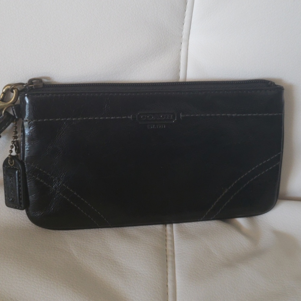 Authentic coach wristlet